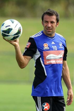 Ready &#8230; Alessandro del Piero is confident he will strike up a rapport with Joel Griffiths.