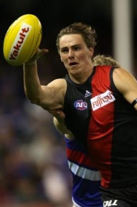 Joe Daniher pulled in six contested marks and booted 3.4 against the Giants in the most impressive display of his 16-game career. 