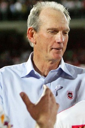 Dragons coach Wayne Bennett was at the helm of the Broncos for 21 seasons.