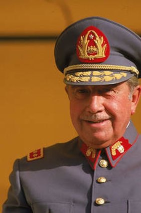 Former Chilean president Augusto Pinochet.