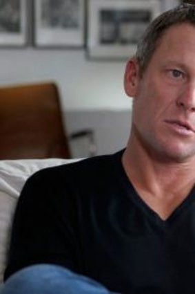 Lance Armstrong in <i>The Armstrong Lie</i>.