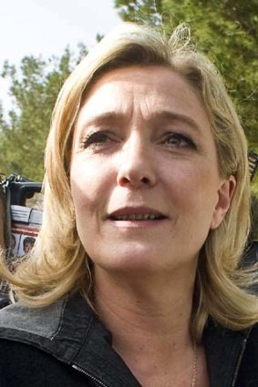 Marine Le Pen ...  "We are going to see a real catastrophe."
