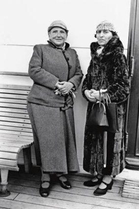 Literary figure: Gertrude Stein, left, with her secretary and companion Alice B. Toklas. 