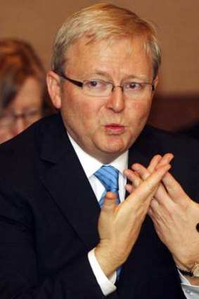 "A huge proportion of world trade flows through [these] waters" ... Kevin Rudd.
