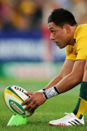 "I don't really worry about it too much": Christian Lealiifano is confident he can keep his eye on the ball.