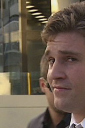 On trial: Connor Pestell, the man who punched Mitch Cleary, was found not guilty of causing grievous bodily harm. He was fined $1500 for assaulting Mitch's friend. 