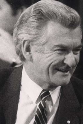 The government of Bob Hawke, pictured in 1984, wanted more Canberrans to catch the bus to work.