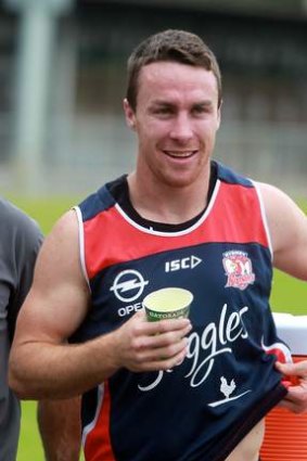 Experienced: Roosters and Blues star James Maloney.