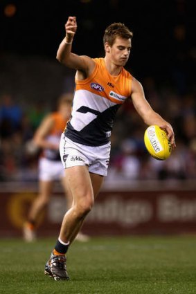 Big trade: Dom Tyson, pick 3 in the 2011 national draft, heads to Melbourne as part of a deal that sends pick 2 to GWS.