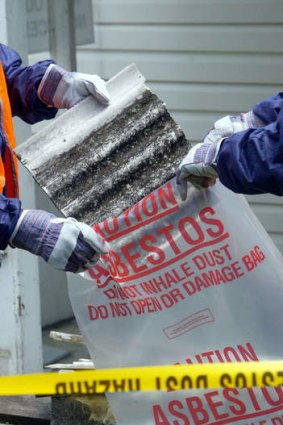 Workers may face a risk of being exposed to asbestos.