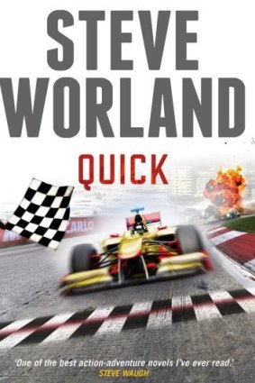 The need for speed: Steve Worland's latest novel focuses on an international string of robberies which seem to be connected to the formula one circuit.