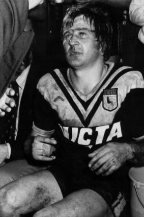 Tommy Raudonikis after a Wests-Manly battle.