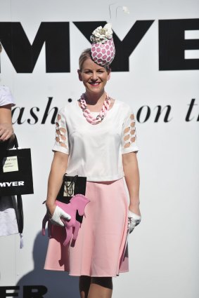 Melissa Billingham's horse-shaped pink purse was a hit with the judges.