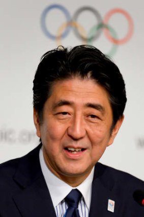 "We will pay the debt of support we owe the world from the time of the tsunami": Japanese Prime Minister Shinzo Abe.
