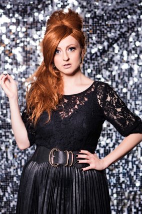 Naomi Price transforms into British singer Adele in the cabaret show "Rumour Has It" at the Judith Wright Centre.