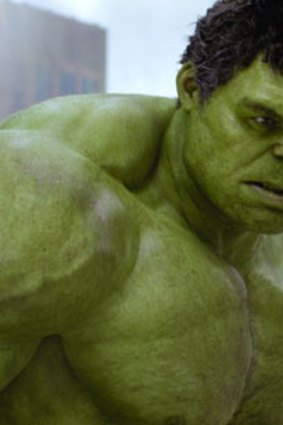 Mark Ruffalo as the Hulk.