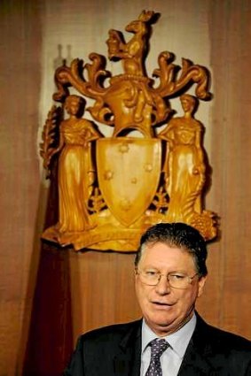 Difficult task: Dr Denis Napthine, who announced a cabinet reshuffle.