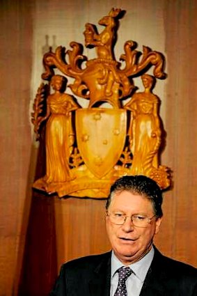 Difficult task: Dr Denis Napthine, who announced a cabinet reshuffle.