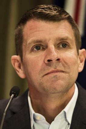 Premier Mike Baird: Vow to reform donation laws.