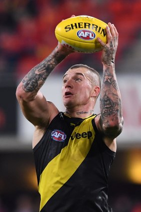 Dustin Martin almost certainly helped himself to more Brownlow votes in the demolition of Gold Coast. 