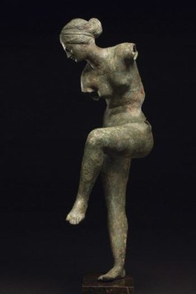 Seductive: A bronze figure of Aphrodite. The pagan Gods were models of vice rather than divinity. 