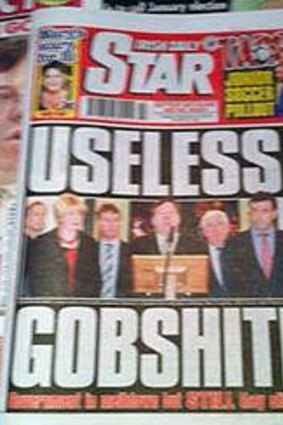The Irish Daily Star's headline speaks for itself.