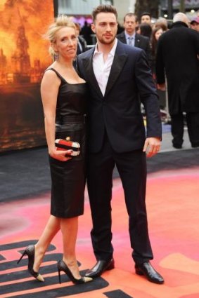 Turning the tables: Director Sam Taylor-Johnson with husband Aaron Taylor-Johnson, an actor who is 23 years her junior.