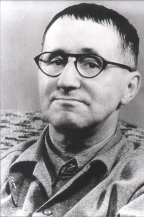 Dramatic heavyweight: Bertolt Brecht was riven with contradictions.