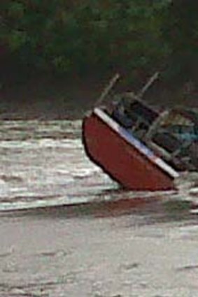 The vessel washed up on the southern coast of Java.