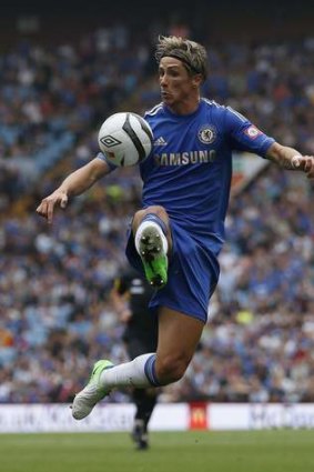 Patchy: Chelsea's Fernando Torres.
