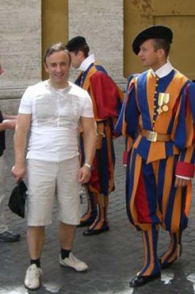 Tom Karas in Rome, August 2006.