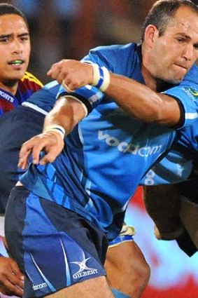 Benched . . . Bulls halfback Fourie du Preez.