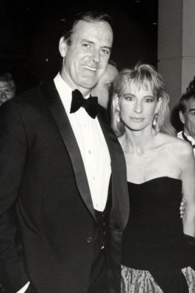 Life of John: Cleese with daughter Cynthia in 1989.