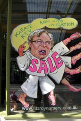 PM Kevin Rudd wants families and pensioners to hit the shops.
