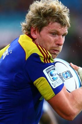 Blindside flanker Adam Thomson has been a colossus for the Highlanders.