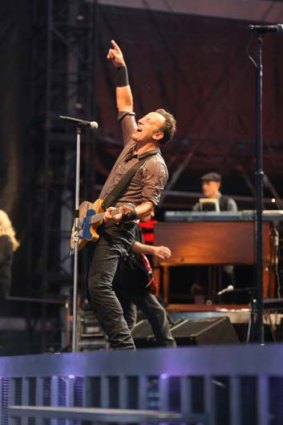 Man of his word: Bruce Springsteen.