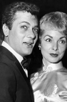 Tony Curtis and his first wife, Janet Leigh, in 1961.