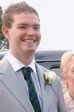 Mitchell Sweeney, with his mother Wendy.