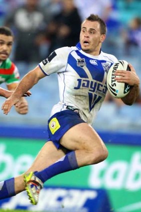 Dangerous ... 46 per cent of the Bulldogs tries have come from line breaks of which Josh Reynolds [pictured] and Kris Keating deserve credit.