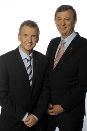 Bruce McAvaney (left) and Dennis Cometti's skills are incontestable, although McAvaney can polarise.