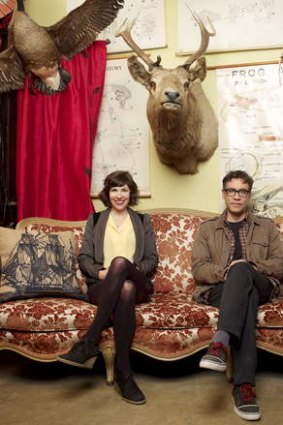Gentle hipster shake: The characters Carrie Brownstein and Fred Armisen portray are ''not that different from us''.