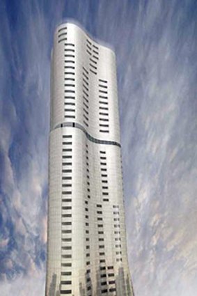 An artist's impression of the proposed Carrington Tower at 140 Alice Street.