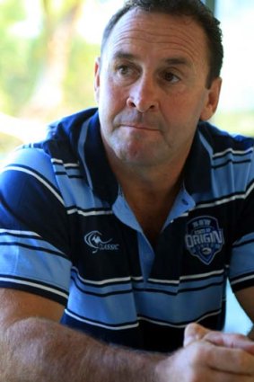 Annoyed about playing a home game in Melbourne ... Ricky Stuart.
