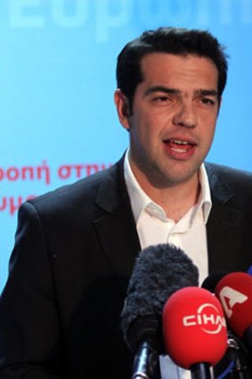 Greece's Syriza leader Alexis Tsipras.