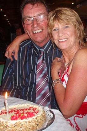 Tragedy ... victim Michelle Smith and her husband, Geoff.