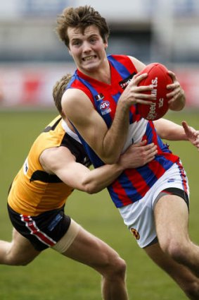 Classy performer: Luke McDonald in action for Oakleigh. He has committed to North Melbourne.