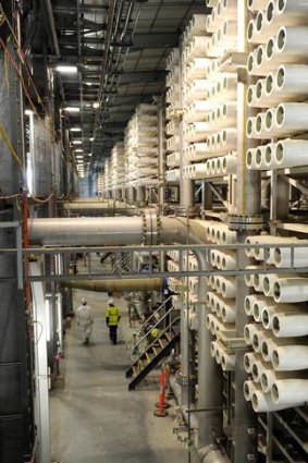 Delays have plagued the controversial desalination plant.