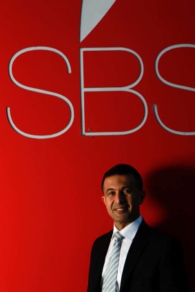 Man at the top ...  the new managing director of SBS, Michael Ebeid.