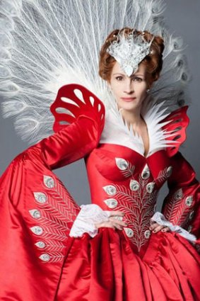 Julia Roberts stars in <Mirror Mirror</i>, a more 'light-hearted' take on the Snow White story.