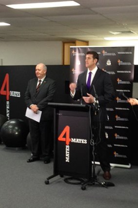 Former Defence chief Peter Cosgrove and Victoria Cross recipient Ben Roberts-Smith helped to open the Australian Defence Force's first off-base rehabilitation centre.